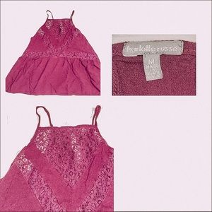Charlotte Russe Blouse Tank Too